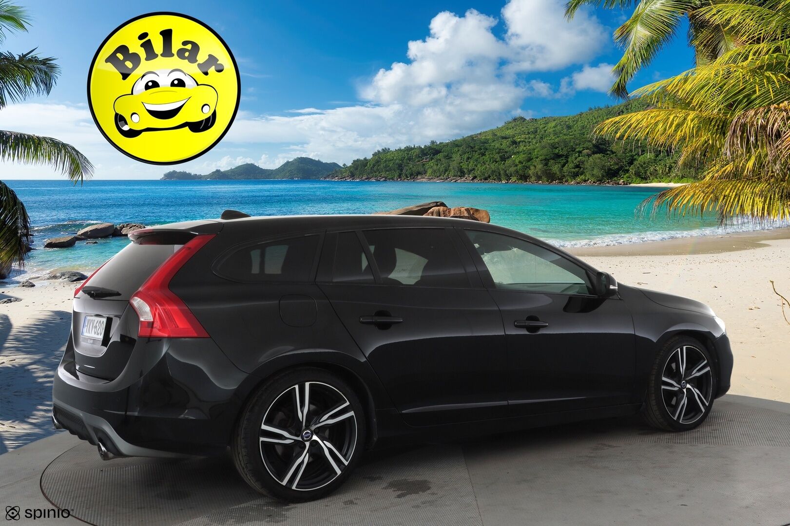 Volvo V60 2017 T5 R-Design aut * Webasto / Vakkari / Xenon / P.Tutkat / Muistipenkki / Navi / Keyless * - Kahdet renkaat aluvanteilla