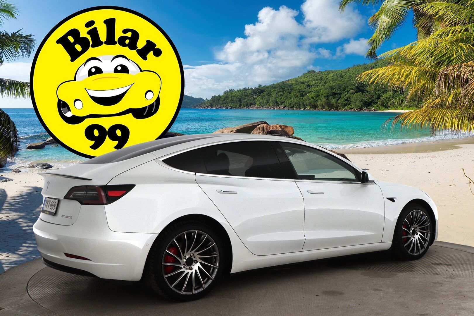 Tesla Model 3 2020 Performance Dual Motor AWD * FSD / Premium Audio / Lasikatto * - Täysin itsenäinen ajo FSD / Kahdet renkaat