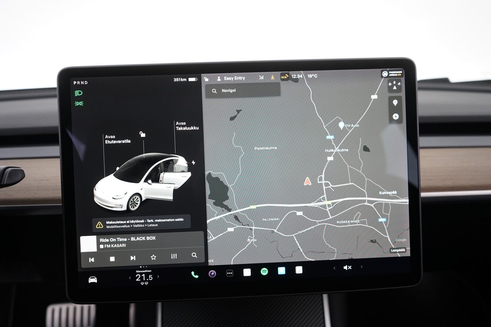 Tesla Model 3 2020 Performance Dual Motor AWD * FSD / Premium Audio / Lasikatto * - Täysin itsenäinen ajo FSD / Kahdet renkaat