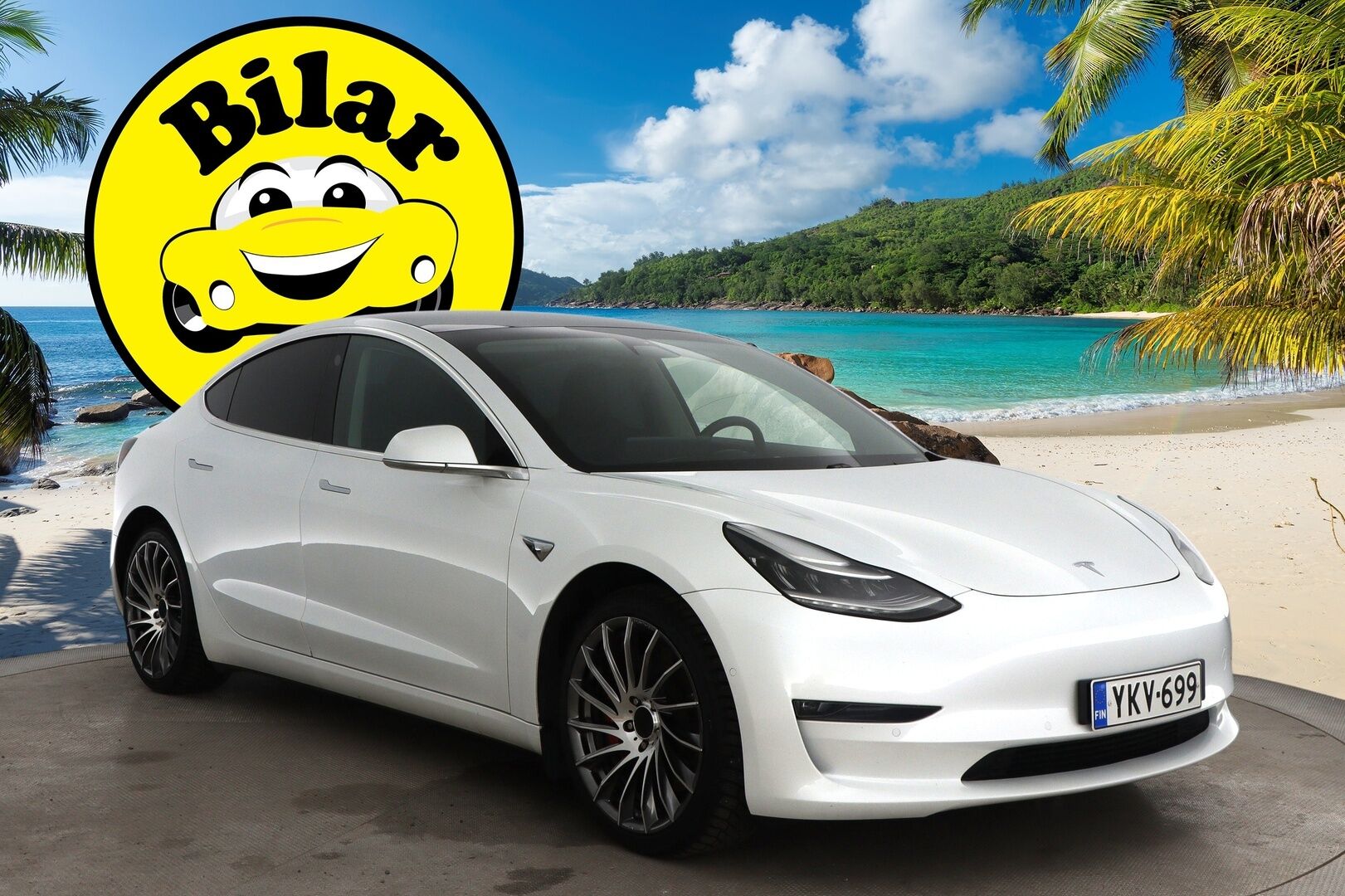 Tesla Model 3 2020 Performance Dual Motor AWD * FSD / Premium Audio / Lasikatto * - Täysin itsenäinen ajo FSD / Kahdet renkaat