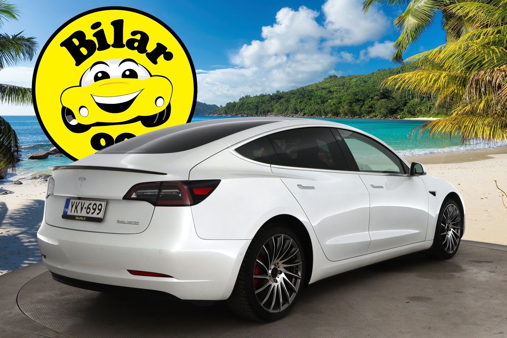 Tesla Model 3 2020 Performance Dual Motor AWD * FSD / Premium Audio / Lasikatto * - Täysin itsenäinen ajo FSD / Kahdet renkaat