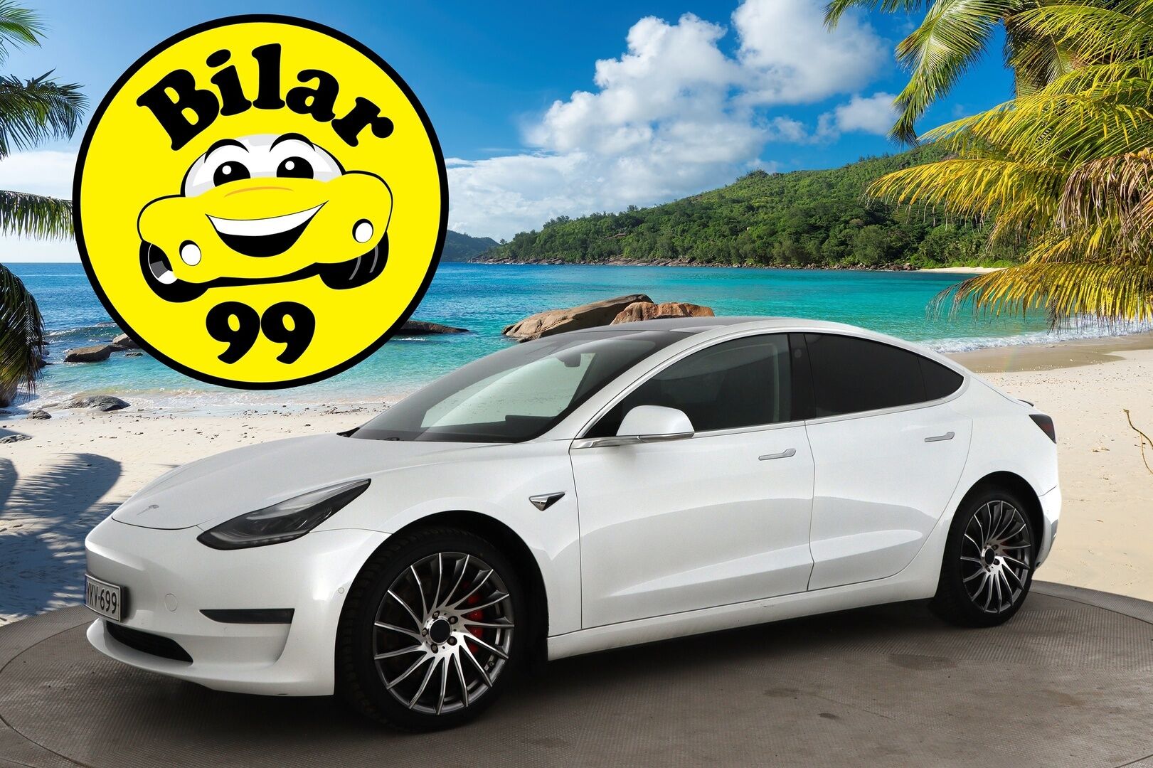 Tesla Model 3 2020 Performance Dual Motor AWD * FSD / Premium Audio / Lasikatto * - Täysin itsenäinen ajo FSD / Kahdet renkaat