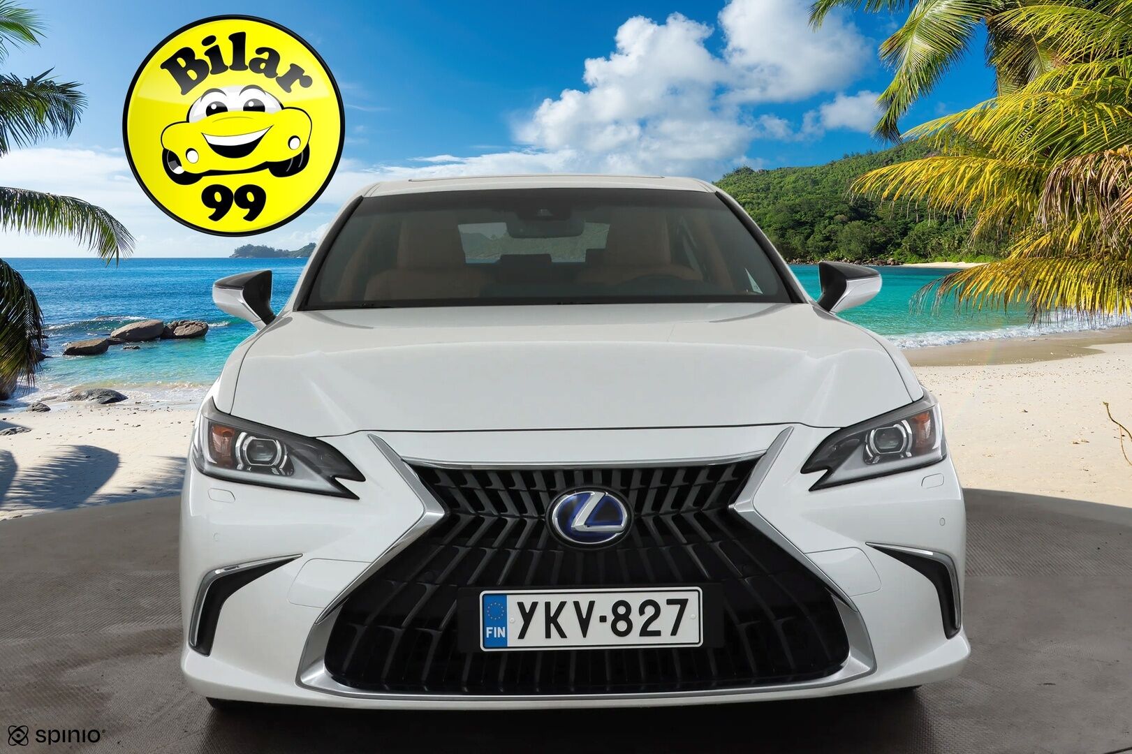Lexus ES300 2022 300h Business Edition * ACC / P.kamera / Lasikattoluukku / Ruskeat nahat / Sähköpenkit / Navi / LED / Keyless * - Suomi-auto / Kahdet renkaat aluvanteilla / Merkkihuollettu