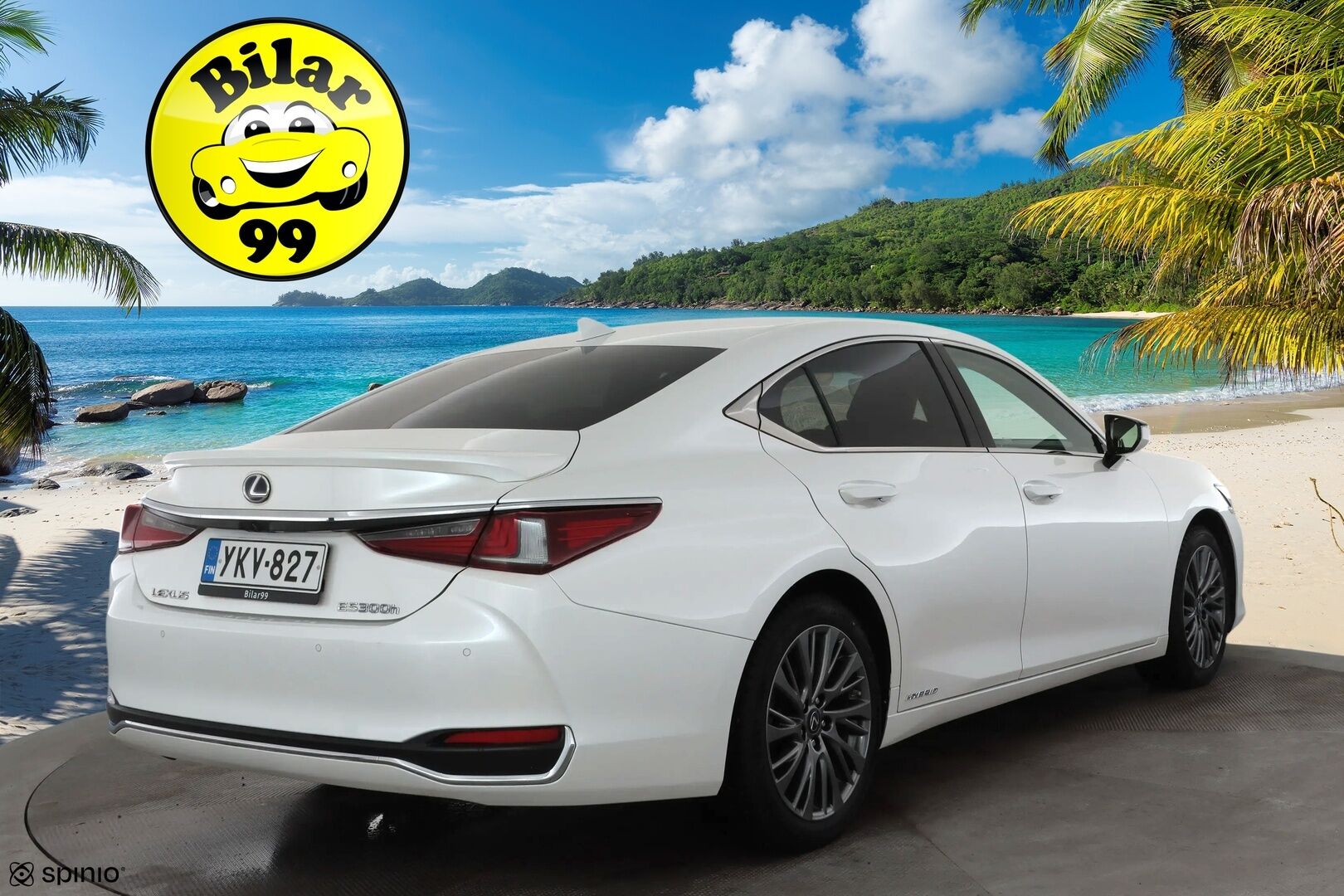 Lexus ES300 2022 300h Business Edition * ACC / P.kamera / Lasikattoluukku / Ruskeat nahat / Sähköpenkit / Navi / LED / Keyless * - Suomi-auto / Kahdet renkaat aluvanteilla / Merkkihuollettu