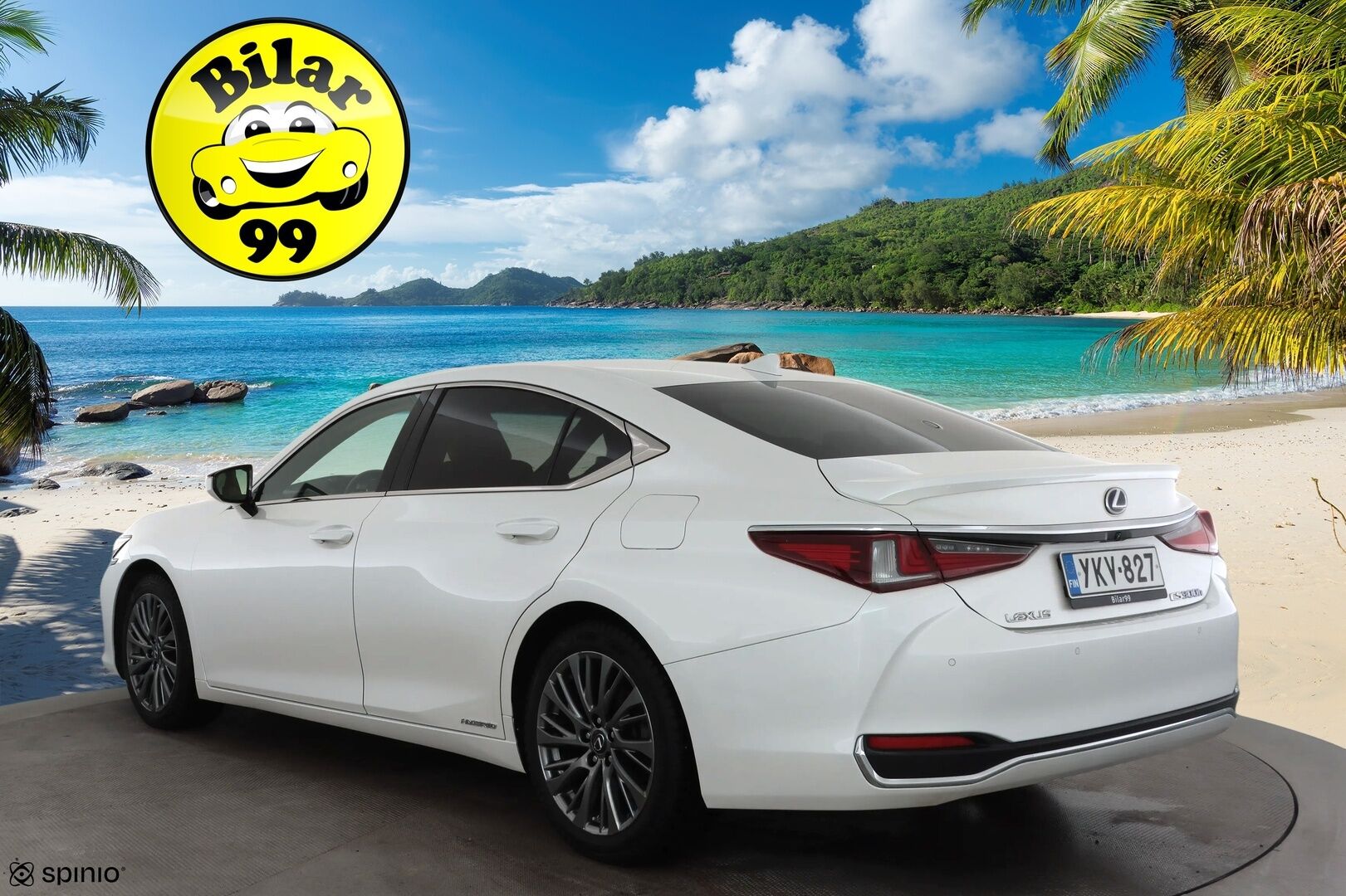 Lexus ES300 2022 300h Business Edition * ACC / P.kamera / Lasikattoluukku / Ruskeat nahat / Sähköpenkit / Navi / LED / Keyless * - Suomi-auto / Kahdet renkaat aluvanteilla / Merkkihuollettu
