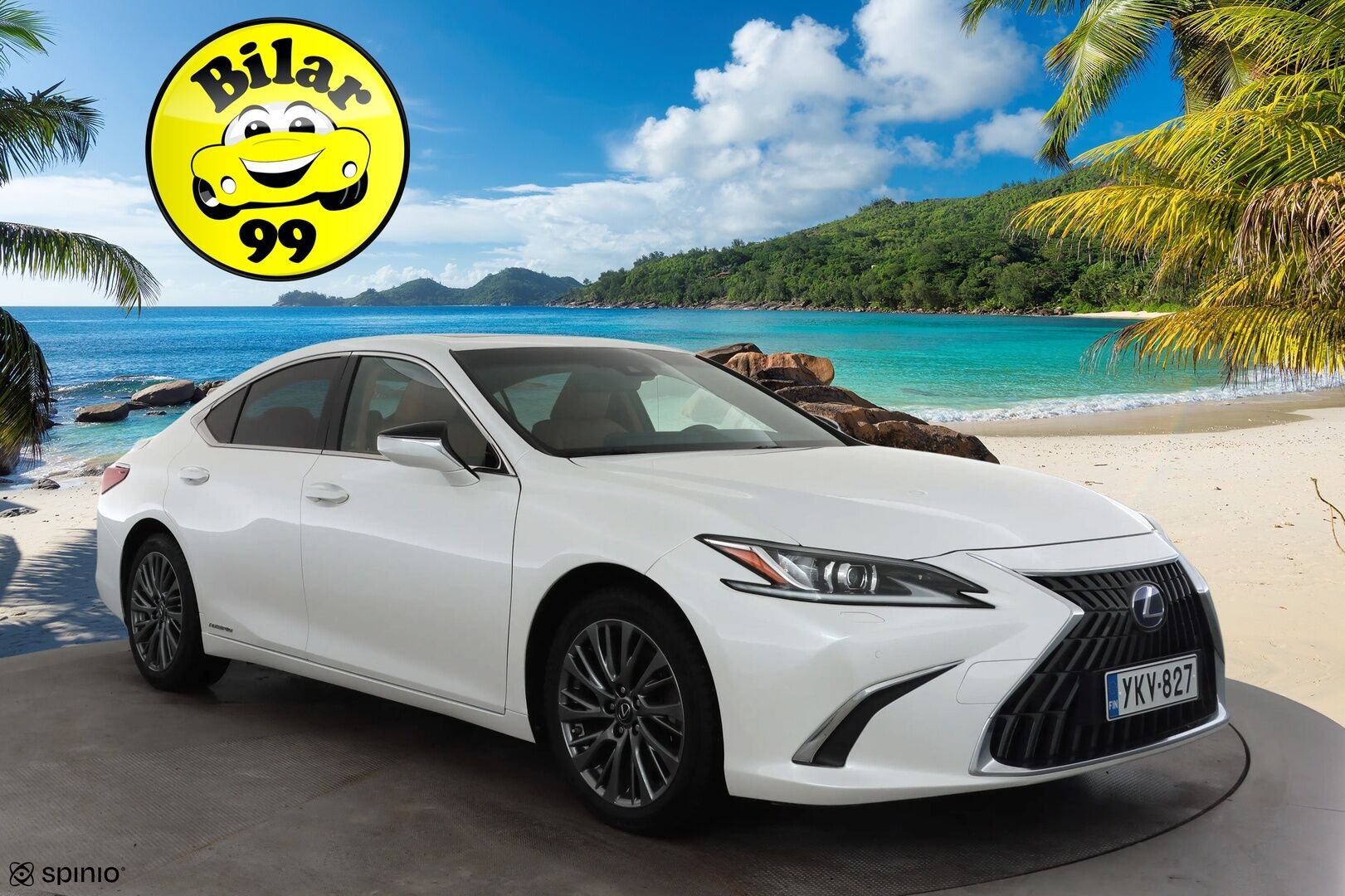 Lexus ES300 2022 300h Business Edition * ACC / P.kamera / Lasikattoluukku / Ruskeat nahat / Sähköpenkit / Navi / LED / Keyless * - Suomi-auto / Kahdet renkaat aluvanteilla / Merkkihuollettu