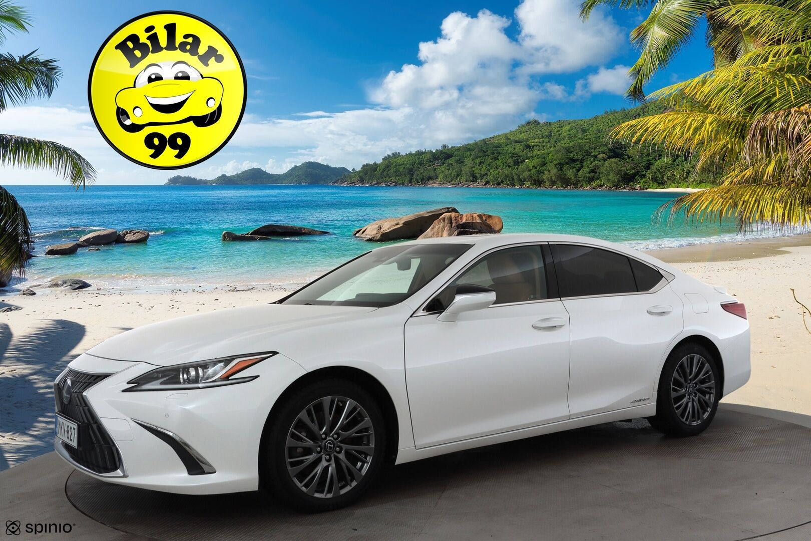 Lexus ES300 2022 300h Business Edition * ACC / P.kamera / Lasikattoluukku / Ruskeat nahat / Sähköpenkit / Navi / LED / Keyless * - Suomi-auto / Kahdet renkaat aluvanteilla / Merkkihuollettu