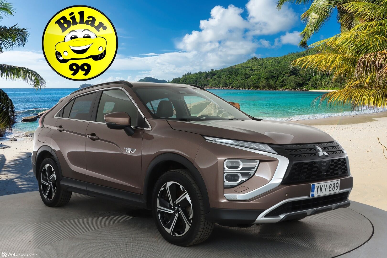 Mitsubishi Eclipse Cross 2022 2.4 PHEV Invite 4WD **1-om Suomi-auto / Merkkihuollettu / P.kamera / Keyless / Kaistavahti / LED valot**