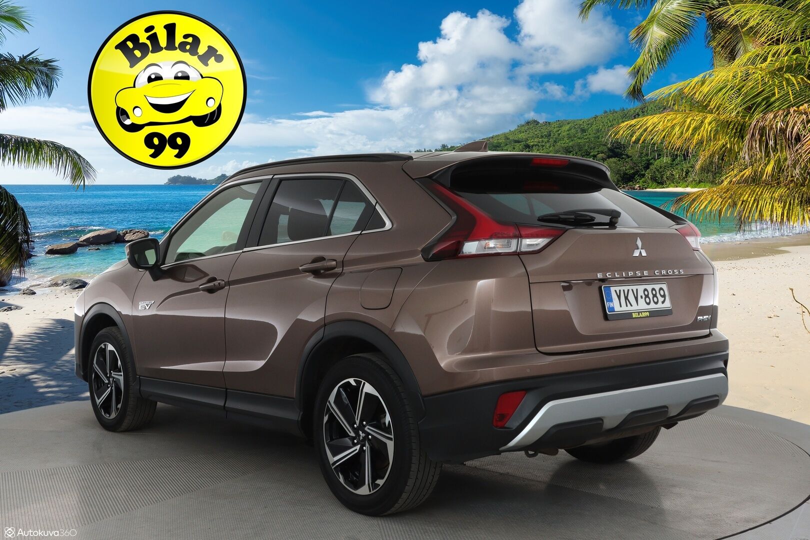Mitsubishi Eclipse Cross 2022 2.4 PHEV Invite 4WD **1-om Suomi-auto / Merkkihuollettu / P.kamera / Keyless / Kaistavahti / LED valot**