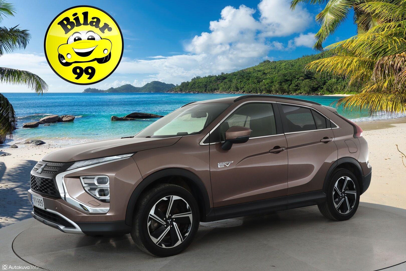 Mitsubishi Eclipse Cross 2022 2.4 PHEV Invite 4WD **1-om Suomi-auto / Merkkihuollettu / P.kamera / Keyless / Kaistavahti / LED valot**