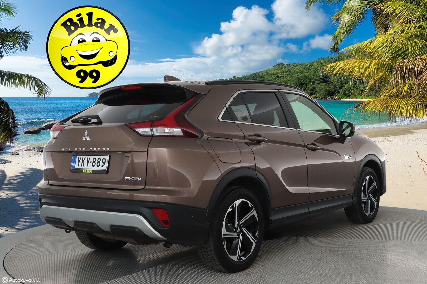 Mitsubishi Eclipse Cross 2022 2.4 PHEV Invite 4WD **1-om Suomi-auto / Merkkihuollettu / P.kamera / Keyless / Kaistavahti / LED valot**