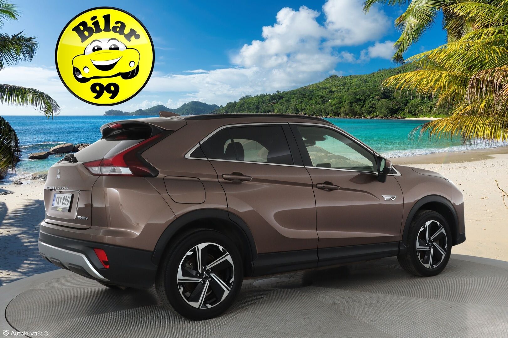 Mitsubishi Eclipse Cross 2022 2.4 PHEV Invite 4WD **1-om Suomi-auto / Merkkihuollettu / P.kamera / Keyless / Kaistavahti / LED valot**
