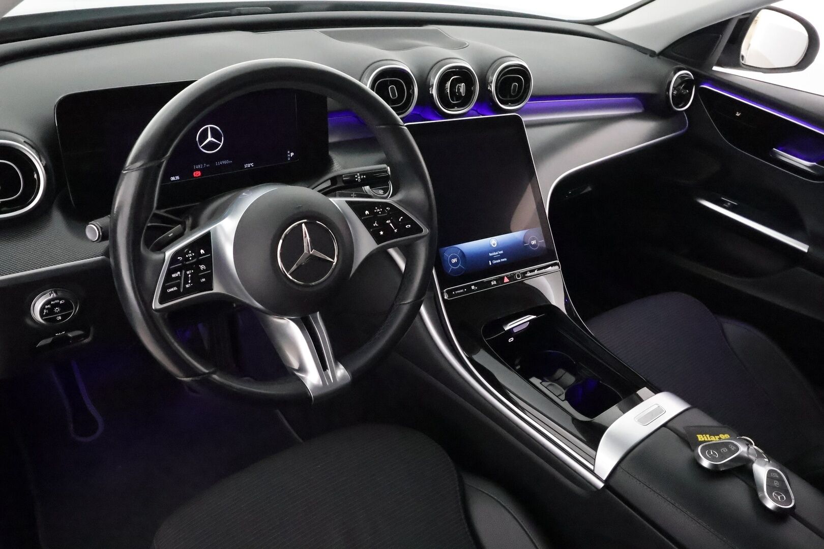 Mercedes-Benz C 2022 200 d T A Business **LED-High Performance / P.Kamera / Sporttipenkit / Kaistavahti / Puolinahkasisusta** - 1.Om Suomi-auto / 2x Renkaat
