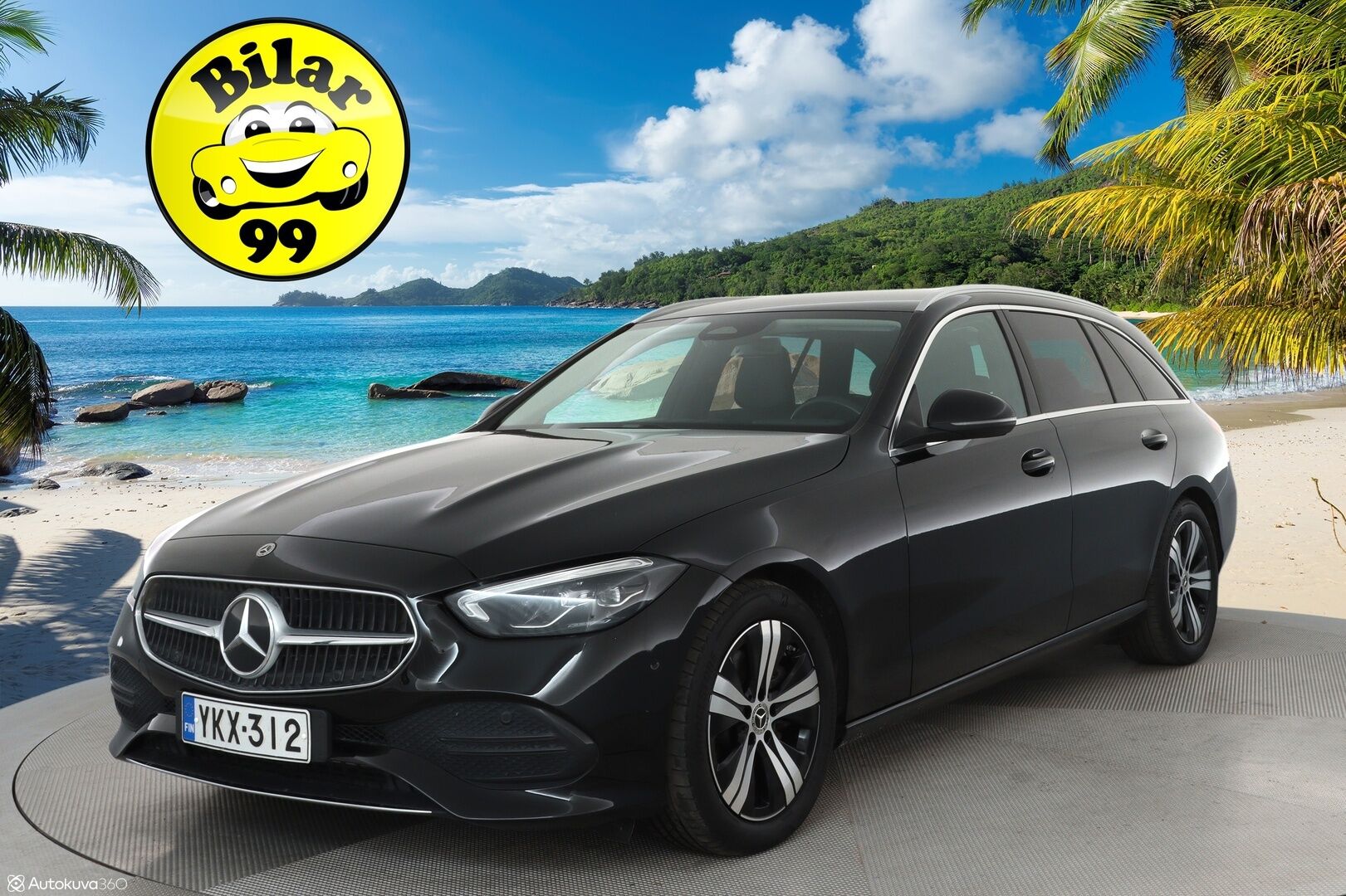 Mercedes-Benz C 2022 200 d T A Business **LED-High Performance / P.Kamera / Sporttipenkit / Kaistavahti / Puolinahkasisusta** - 1.Om Suomi-auto / 2x Renkaat