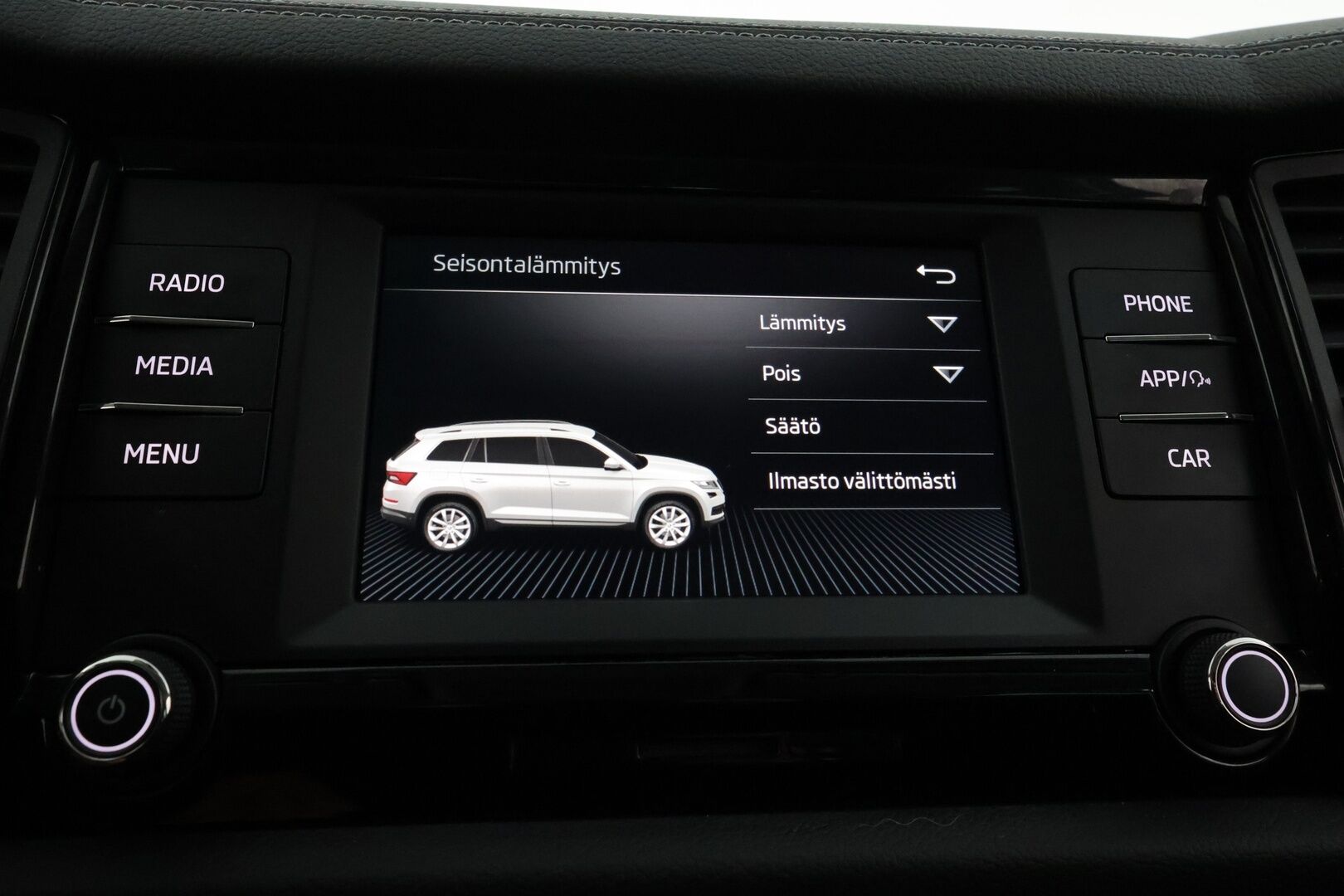 Skoda Kodiaq 2022 2.0 TDI 150 Active DSG Aut. - Suomen edullisin FACELIFT / 1-om. Suomi-auto / Webasto / Koukku / Vakkari / Tutkat / LED-valot / Apple&Android / 2x renkaat