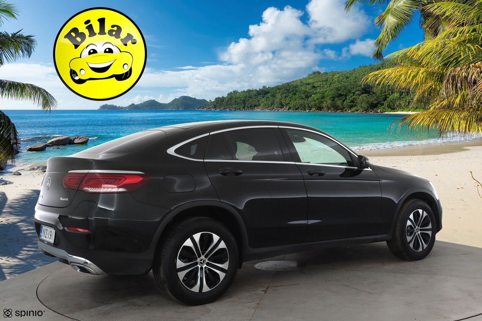 Mercedes-Benz GLC 2022 300 e 4MATIC A Business Coupé - | Koukku | Digimittaristo | Sporttipenkit | Puolinahat | P.kamera | Ambient | LED | Apple & Android | 2x renkaat aluin | 1-om suomiauto | ALV | 