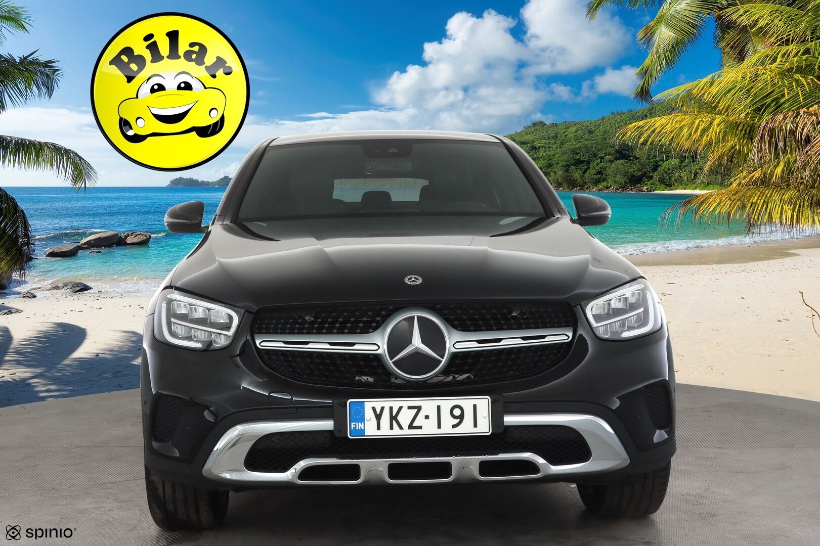 Mercedes-Benz GLC 2022 300 e 4MATIC A Business Coupé - | Koukku | Digimittaristo | Sporttipenkit | Puolinahat | P.kamera | Ambient | LED | Apple & Android | 2x renkaat aluin | 1-om suomiauto | ALV | 