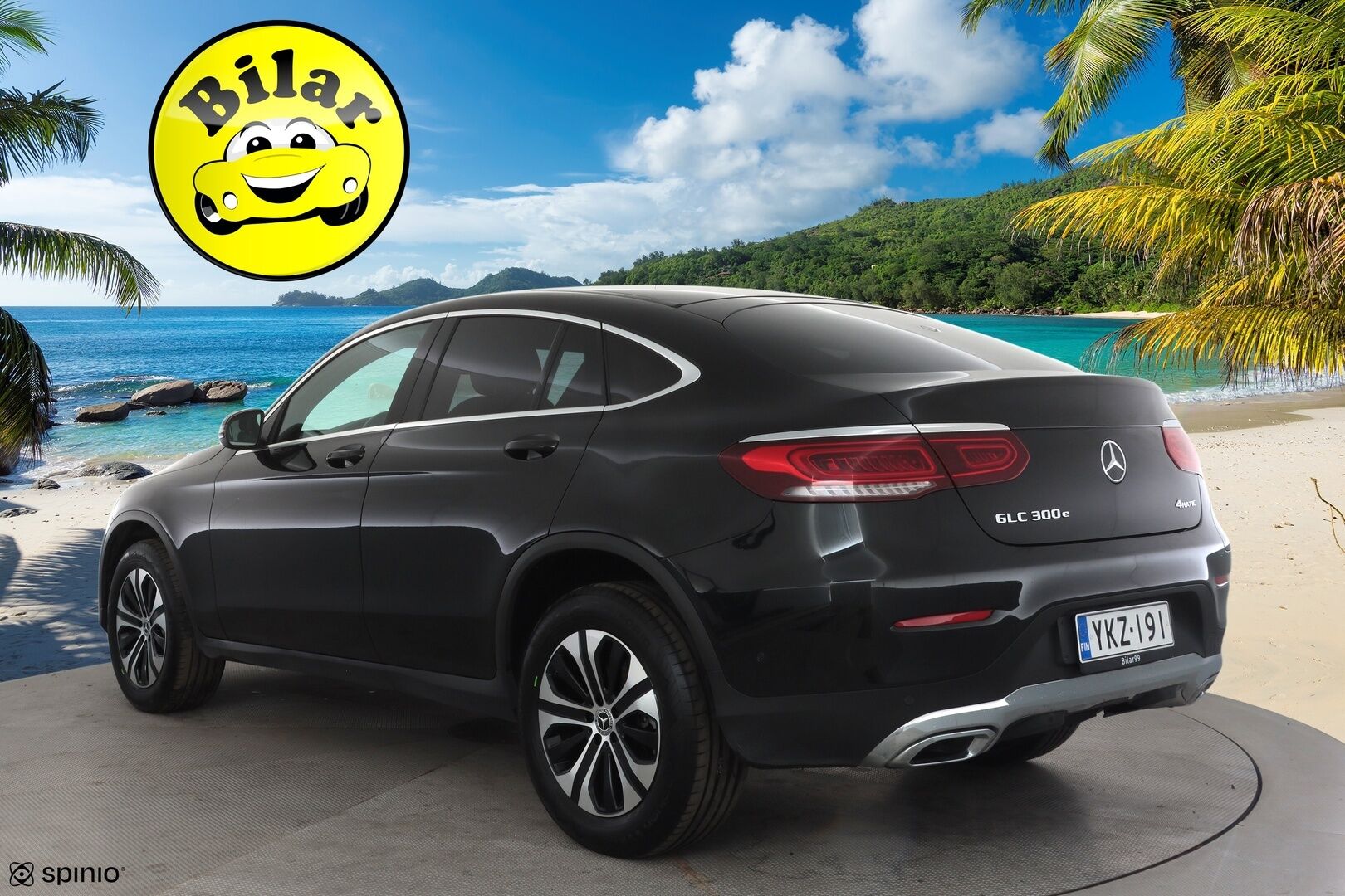 Mercedes-Benz GLC 2022 300 e 4MATIC A Business Coupé - | Koukku | Digimittaristo | Sporttipenkit | Puolinahat | P.kamera | Ambient | LED | Apple & Android | 2x renkaat aluin | 1-om suomiauto | ALV | 