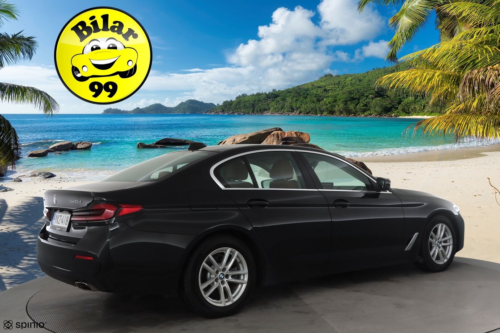 BMW 520 2022 G30 Sedan 520d A xDrive MHEV * HiFi / Webasto / Koukku / ACC / LED / P.kamera / Sporttinahat / Navi / Comfort Access * - 1-om Suomi-auto / Kahdet renkaat / Merkkihuollettu!