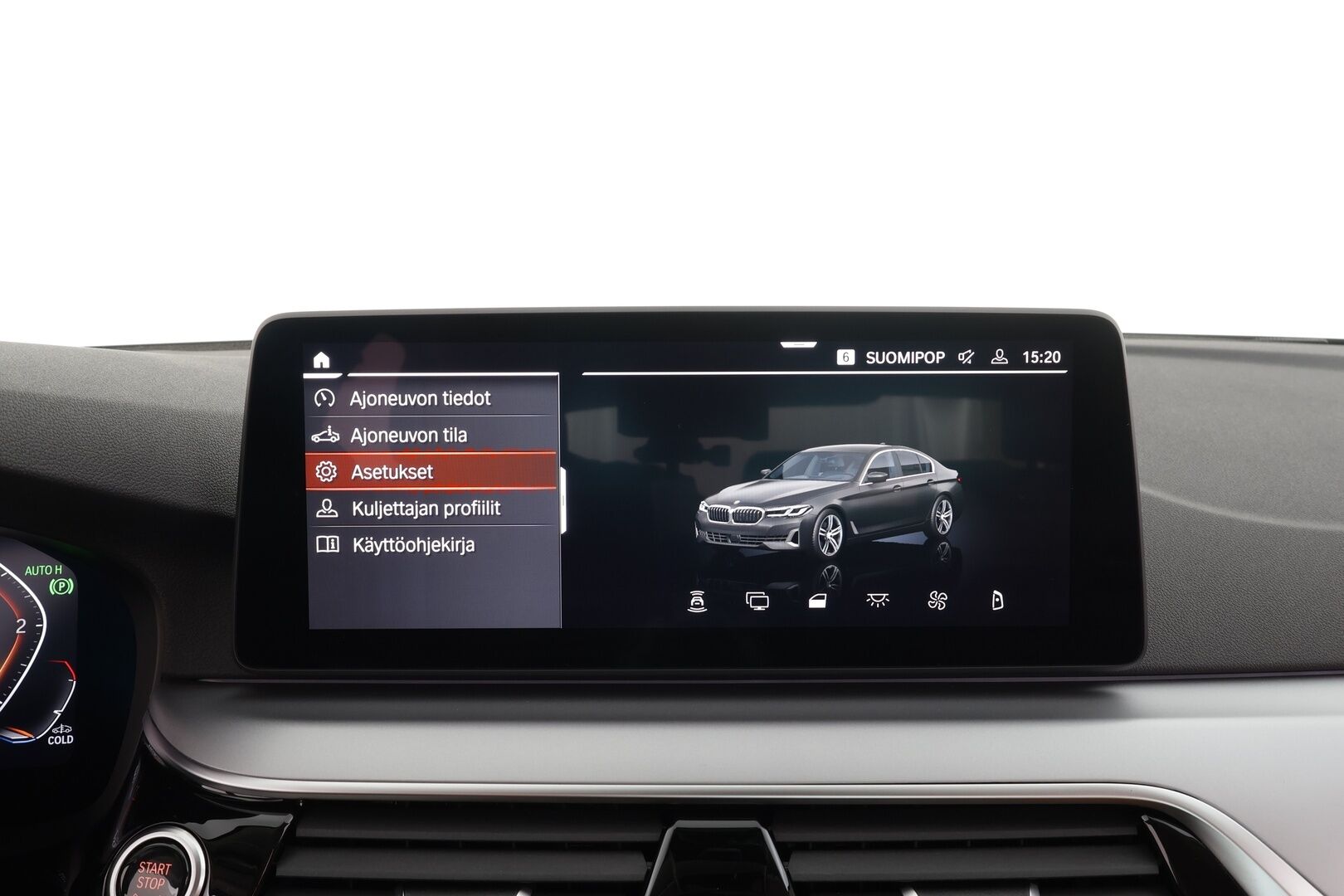 BMW 520 2022 G30 Sedan 520d A xDrive MHEV * HiFi / Webasto / Koukku / ACC / LED / P.kamera / Sporttinahat / Navi / Comfort Access * - 1-om Suomi-auto / Kahdet renkaat / Merkkihuollettu!