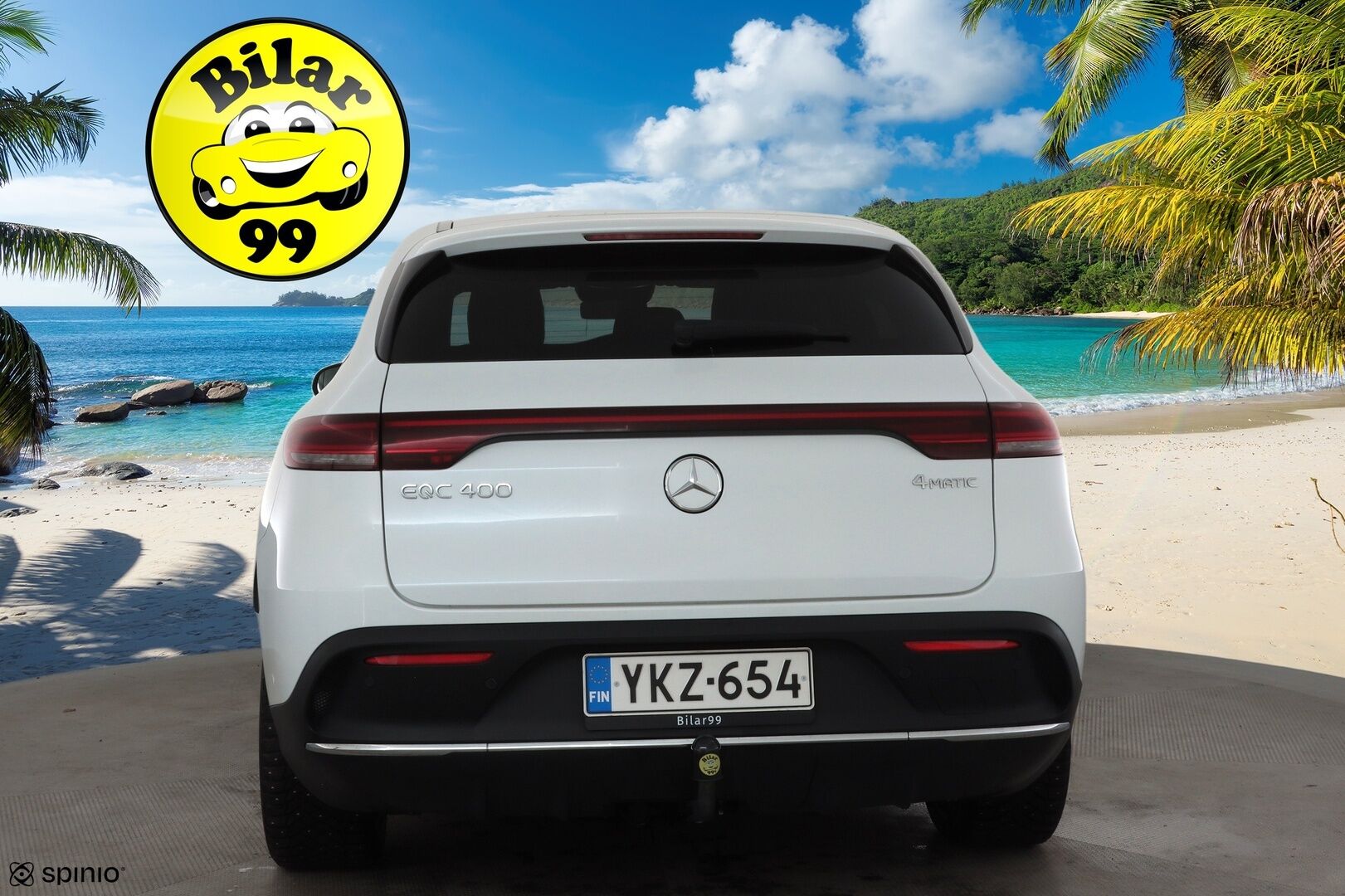 Mercedes-Benz EQC 2022 400 4MATIC Business AMG * Distronic+ / Multibeam-LED / Koukku / Lisälämmitin / Osasähköt / SporttiNahat * - Suomi-auto / Kahdet Renkaat