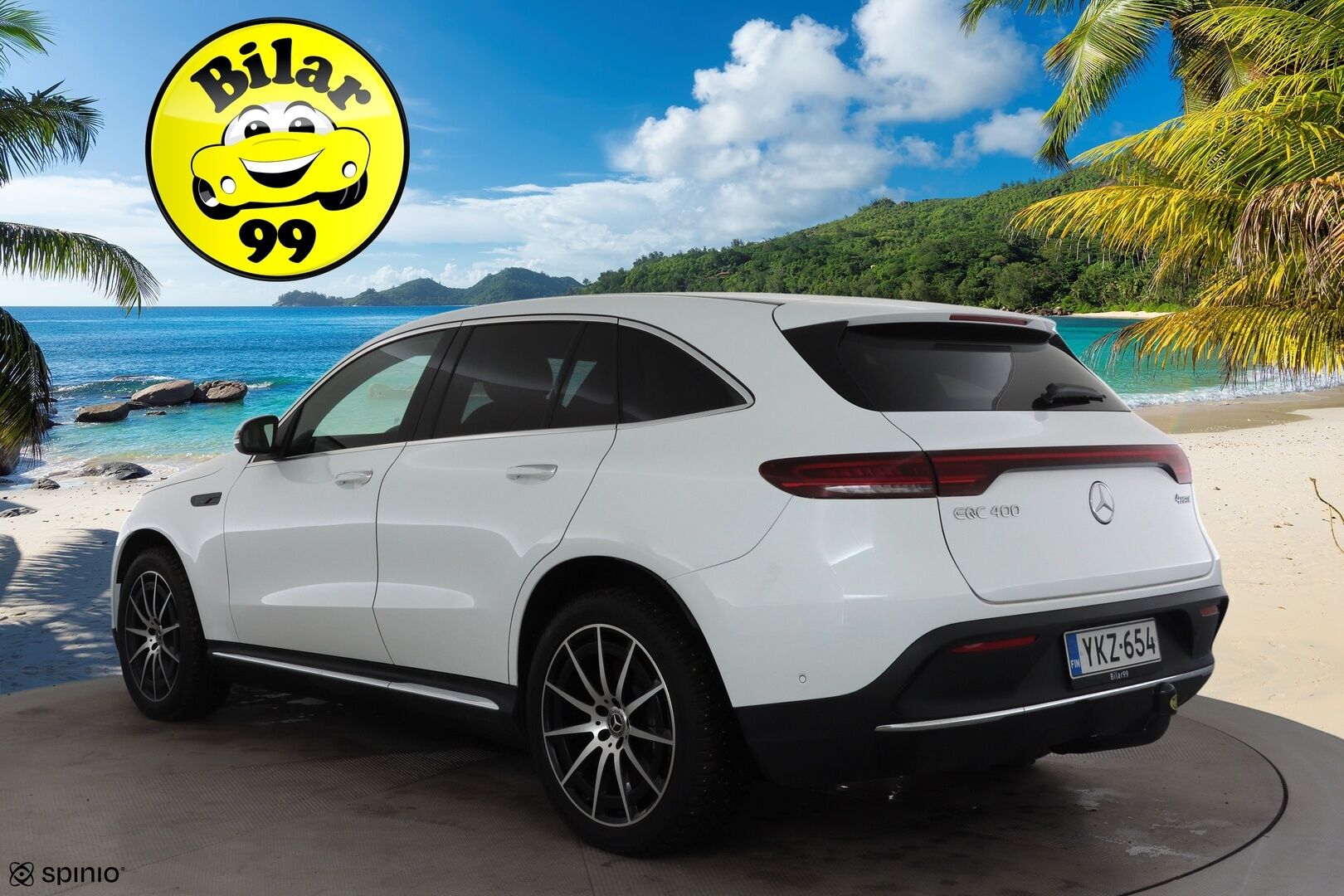 Mercedes-Benz EQC 2022 400 4MATIC Business AMG * Distronic+ / Multibeam-LED / KeyLess / Koukku / Lisälämmitin / Osasähköt / SporttiNahat * - Suomi-auto / Kahdet Renkaat / Akku kuntotarkastettu! - HULLUT AVAJAISHULINAT KORKOTARJOUS 3,29 %