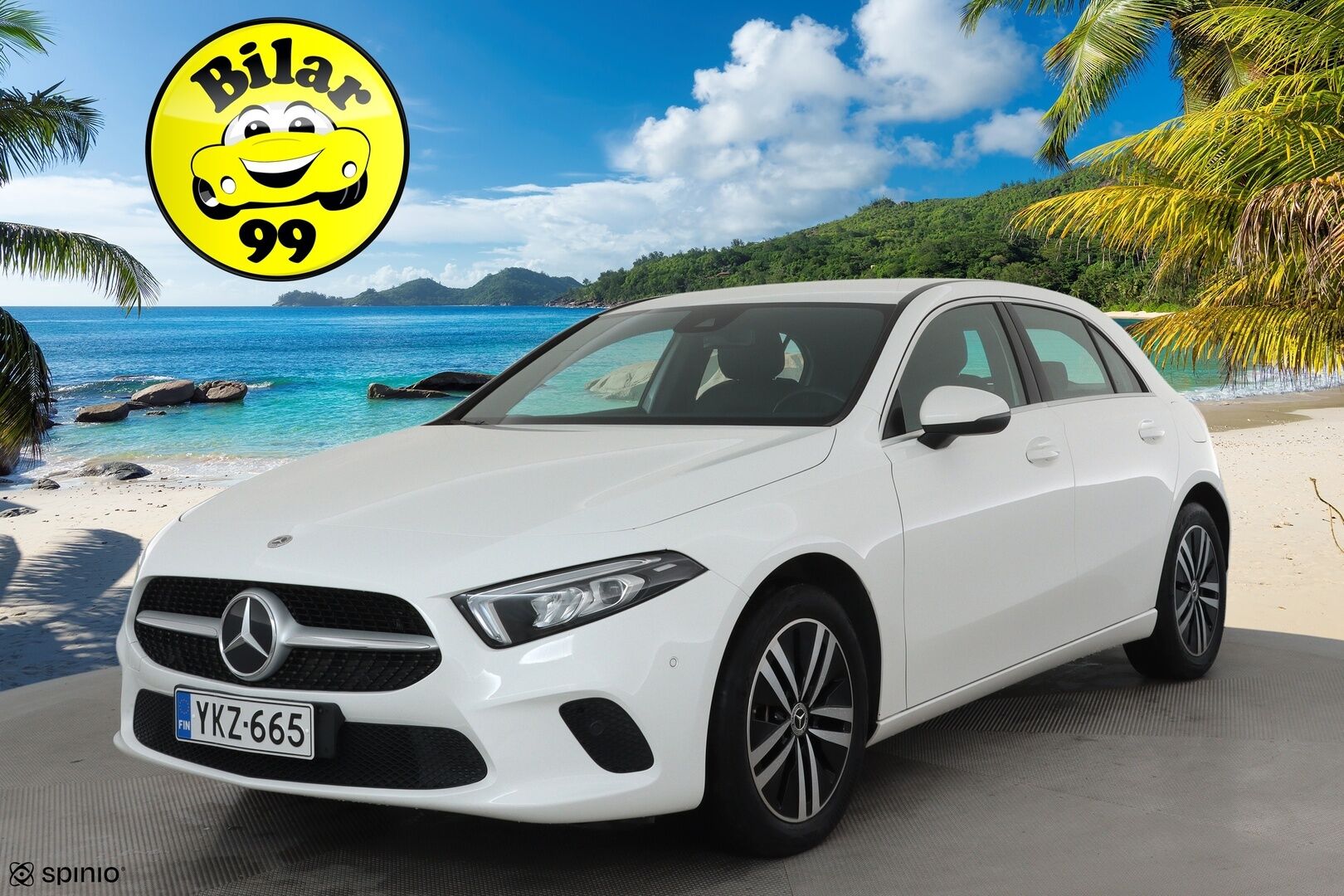 Mercedes-Benz A 2022 250 e A Business Edition **Distronic+ / Widescreen / LED / Navi / Puolinahat / P.kamera** - 1.Om Suomi-auto / Kahdet renkaat aluvanteilla