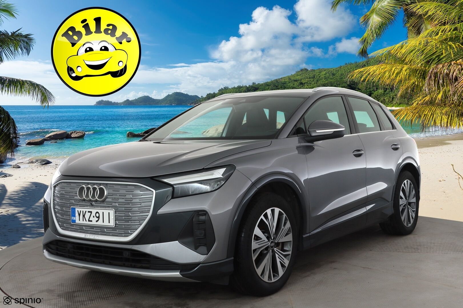 Audi Q4 e-tron 2022 Edition 40 e-tron - | ACC | ILP | Puolinahat | S-Line sisäpaketti | Sporttipenkit | P.kamera | Navi | Keyless | LED | Merkkihuollot | 1-om suomiauto | 2x renkaat aluin |