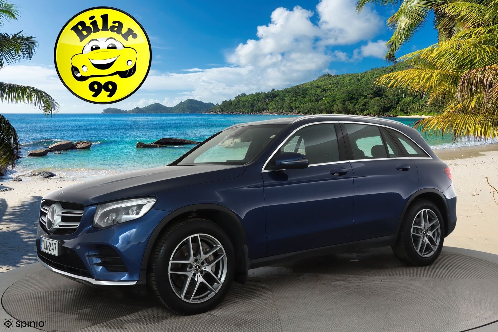 Mercedes-Benz GLC 2020 250 d 4Matic A Suomi Edition AMG **Adapt.vakkari / Webasto / ILS LED / P.kamera / Koukku / Nahka-Alcantara** - 3,99 % KORKOTARJOUS TÄHÄN AUTOON - 1.om Suomi-auto / Kahdet renkaat aluvanteilla