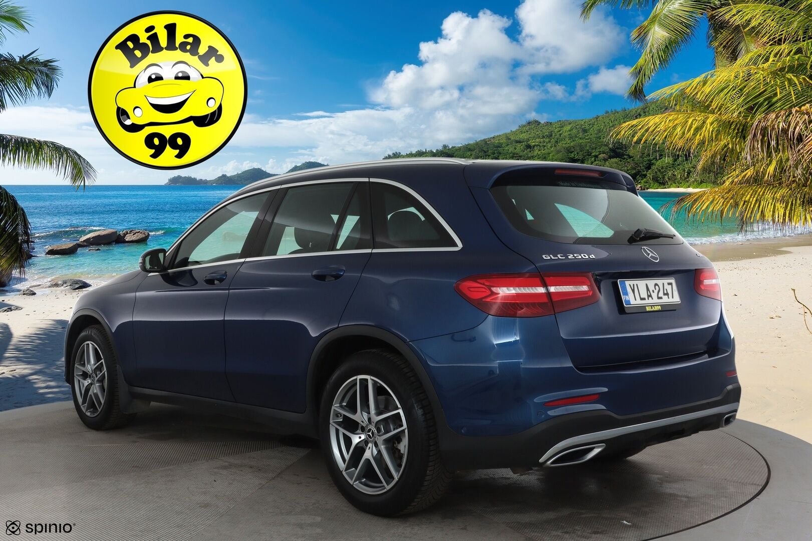 Mercedes-Benz GLC 2020 250 d 4Matic A Suomi Edition AMG **Adapt.vakkari / Webasto / ILS LED / P.kamera / Koukku / Nahka-Alcantara** - 3,99 % KORKOTARJOUS TÄHÄN AUTOON - 1.om Suomi-auto / Kahdet renkaat aluvanteilla