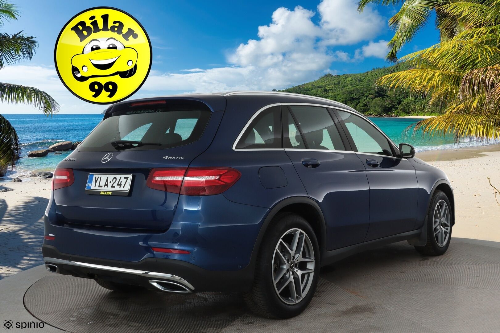 Mercedes-Benz GLC 2020 250 d 4Matic A Suomi Edition AMG **Adapt.vakkari / Webasto / ILS LED / P.kamera / Koukku / Nahka-Alcantara** - 3,99 % KORKOTARJOUS TÄHÄN AUTOON - 1.om Suomi-auto / Kahdet renkaat aluvanteilla