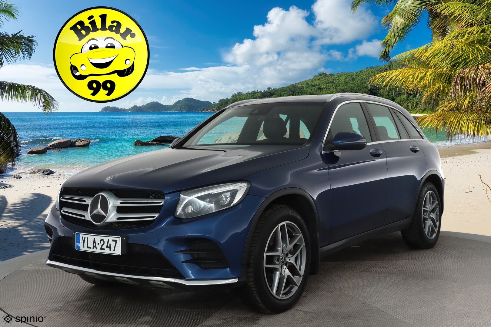 Mercedes-Benz GLC 2020 250 d 4Matic A Suomi Edition AMG **Adapt.vakkari / Webasto / ILS LED / P.kamera / Koukku / Nahka-Alcantara** - 3,99 % KORKOTARJOUS TÄHÄN AUTOON - 1.om Suomi-auto / Kahdet renkaat aluvanteilla