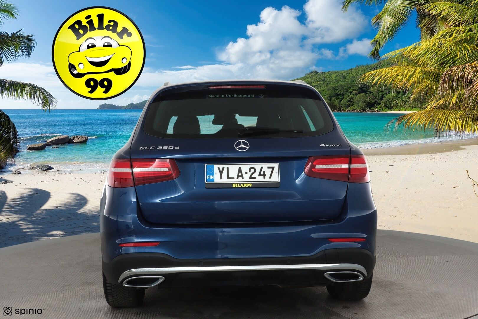 Mercedes-Benz GLC 2020 250 d 4Matic A Suomi Edition AMG **Adapt.vakkari / Webasto / ILS LED / P.kamera / Koukku / Nahka-Alcantara** - 3,99 % KORKOTARJOUS TÄHÄN AUTOON - 1.om Suomi-auto / Kahdet renkaat aluvanteilla