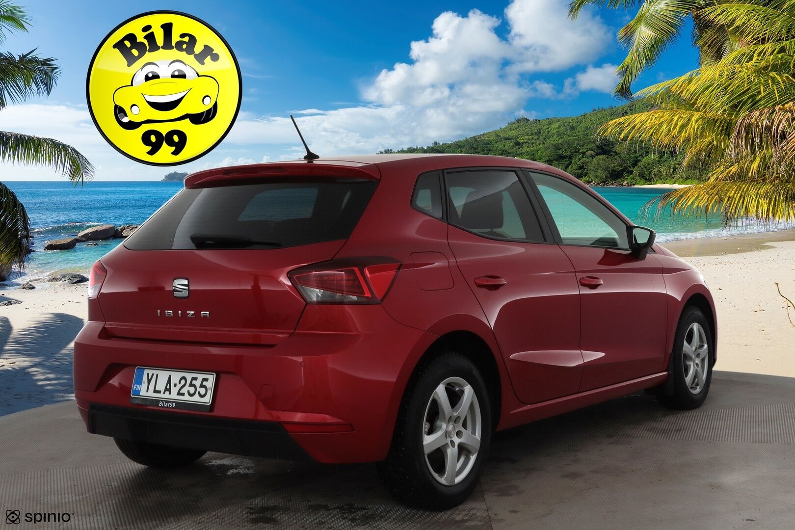 Seat Ibiza 2019 1,0 EcoTSI 115 Style DSG * 1.Om Suomi-auto / ACC / P.tutka / Lohkolämmitin / Bluetooth * - Kahdet renkaat aluvanteilla