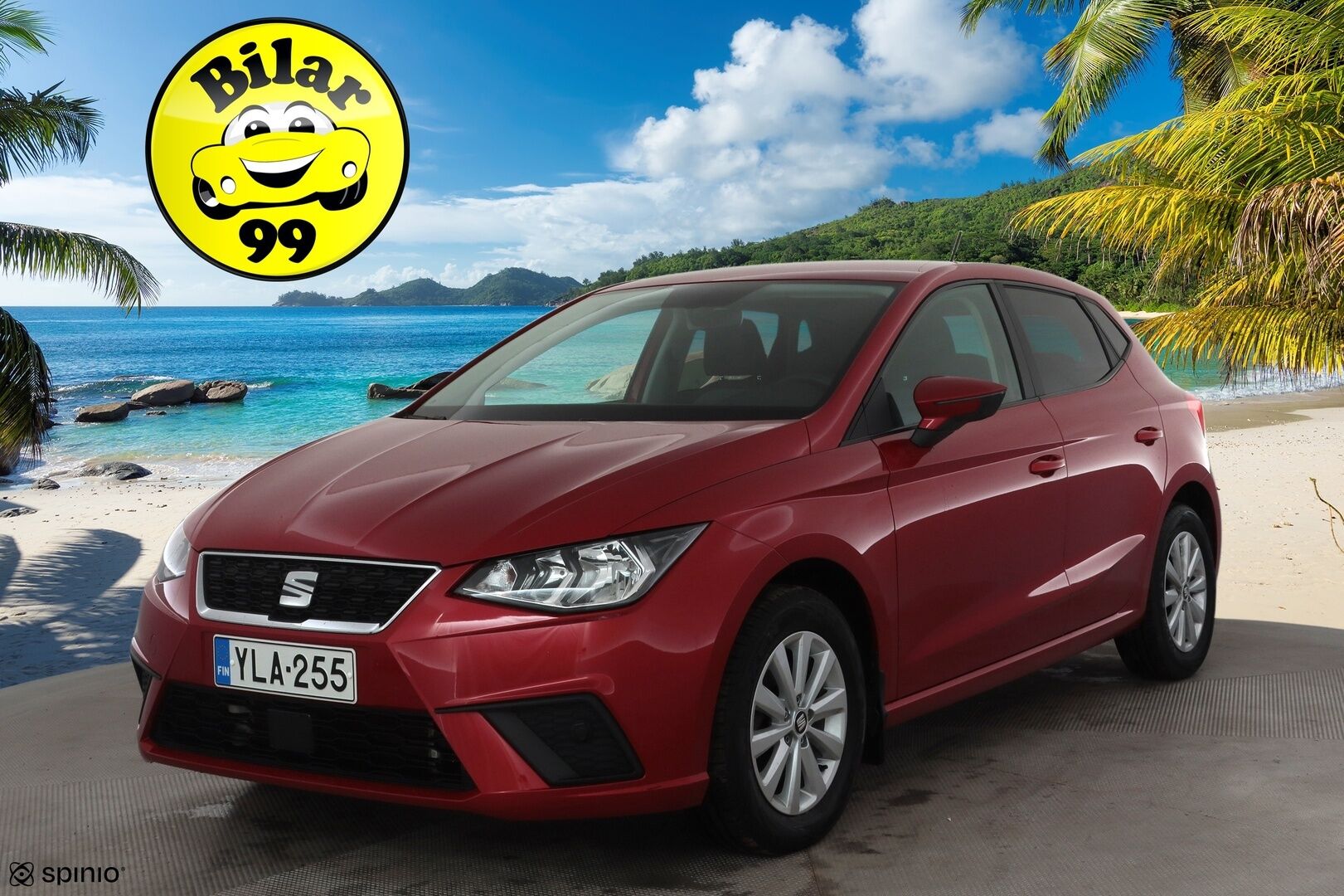 Seat Ibiza 2019 1,0 EcoTSI 115 Style DSG * 1.Om Suomi-auto / ACC / P.tutka / Lohkolämmitin / Bluetooth * - Kahdet renkaat aluvanteilla
