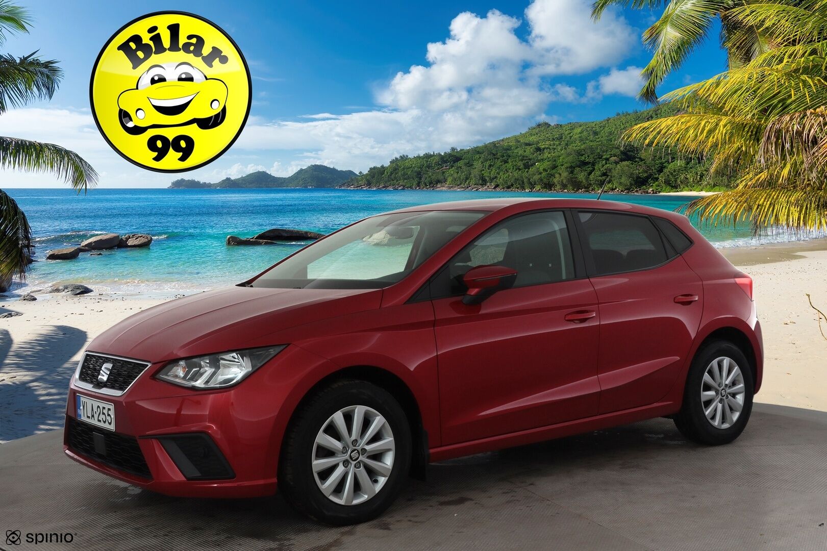 Seat Ibiza 2019 1,0 EcoTSI 115 Style DSG * 1.Om Suomi-auto / ACC / P.tutka / Lohkolämmitin / Bluetooth * - Kahdet renkaat aluvanteilla