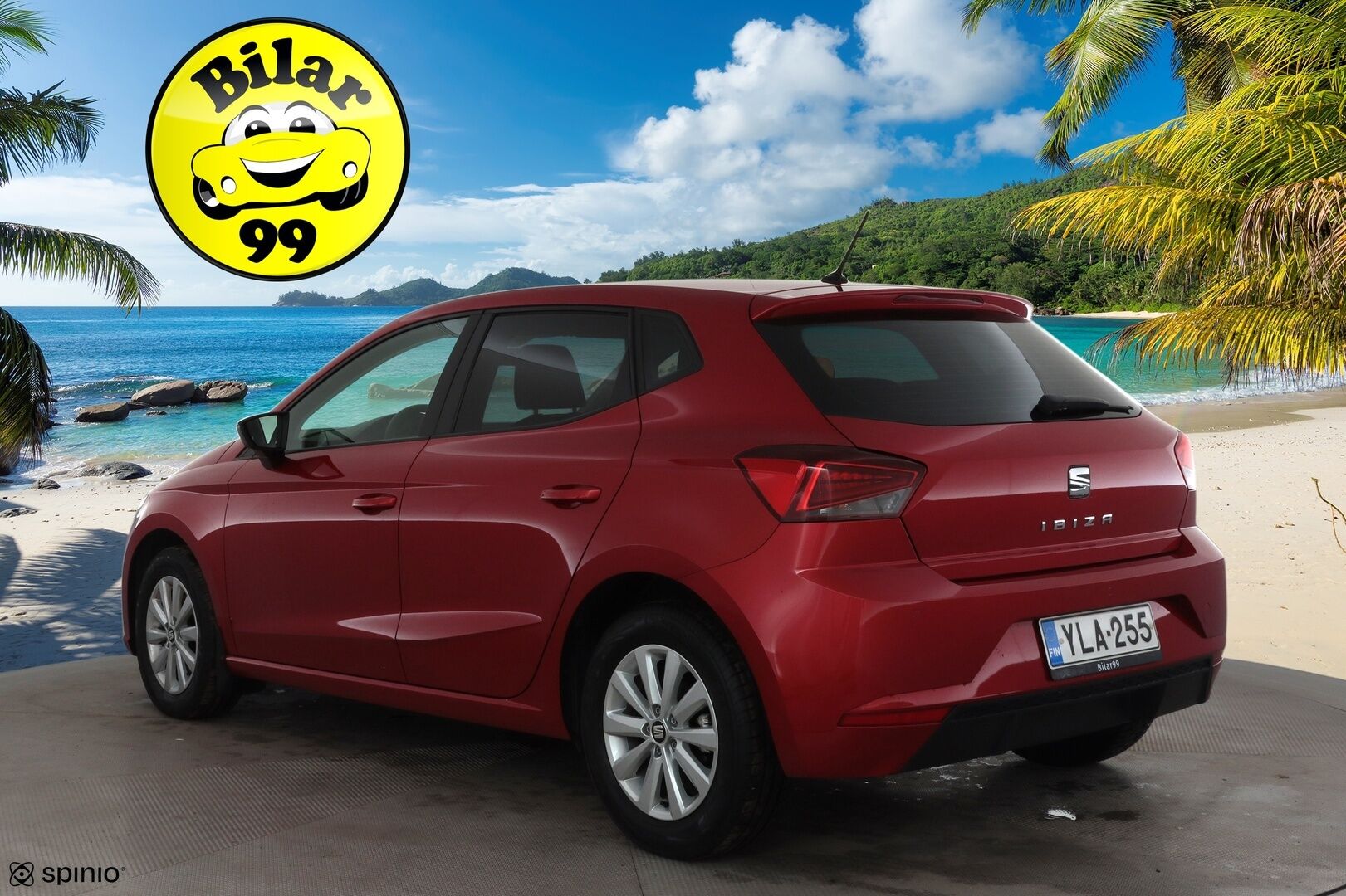 Seat Ibiza 2019 1,0 EcoTSI 115 Style DSG * 1.Om Suomi-auto / ACC / P.tutka / Lohkolämmitin / Bluetooth * - Kahdet renkaat aluvanteilla