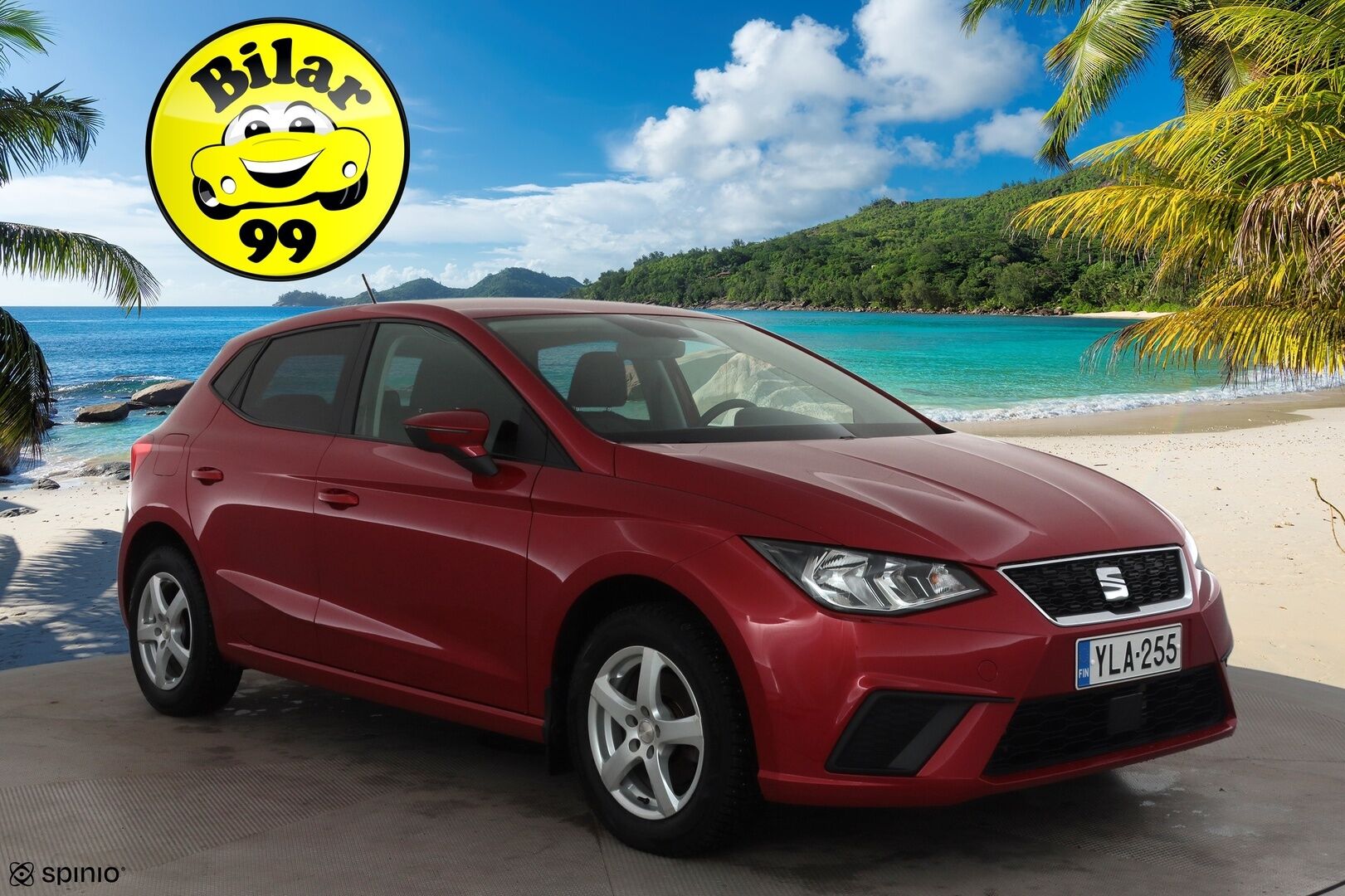 Seat Ibiza 2019 1,0 EcoTSI 115 Style DSG * 1.Om Suomi-auto / ACC / P.tutka / Lohkolämmitin / Bluetooth * - Kahdet renkaat aluvanteilla
