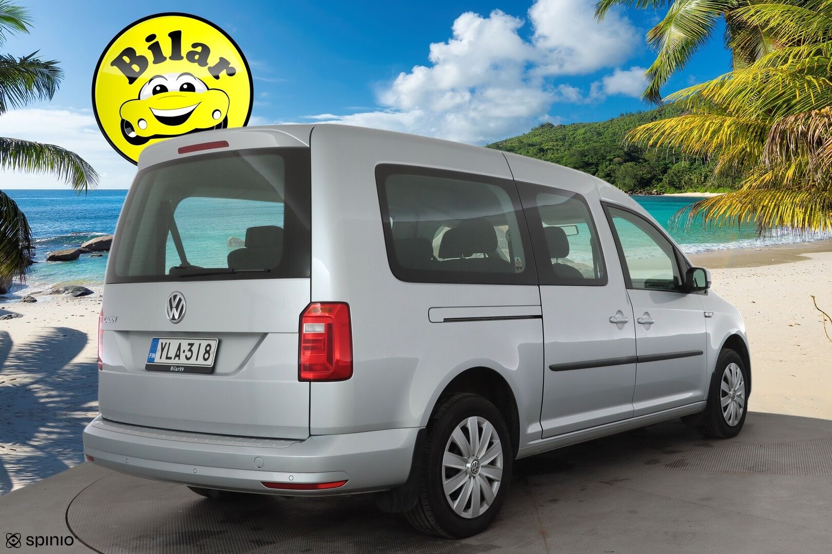 Volkswagen Caddy Maxi 2019 Trendline Family 1,4 TSI 96kW DSG bens. - PA-lämmitin | Vakkari | Koukku | P.tutka | Lisävalo | Navi | Suomi-auto | Kahdet Renkaat | Merkkihuollettu | 
