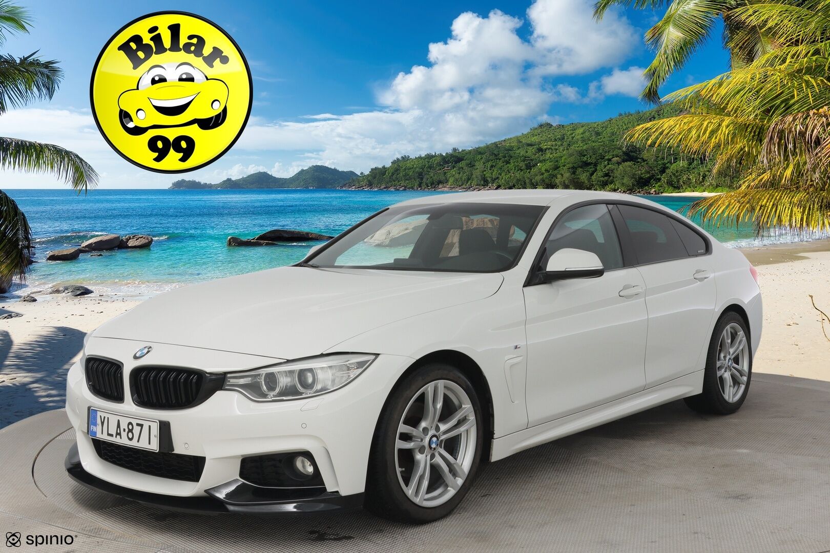 BMW 420 2015 F36 Gran Coupe 420i A Business M-sport *Sport-penkit / Sähkökontti / Ratinlämmitys / P-tutkat* - *Uudet nastat talveksi! / Lipat & Diffut / Rattivaihteet / Todella hieno yksilö!* - HULLUT JOULUT KORKOTARJOUS 2,49% 