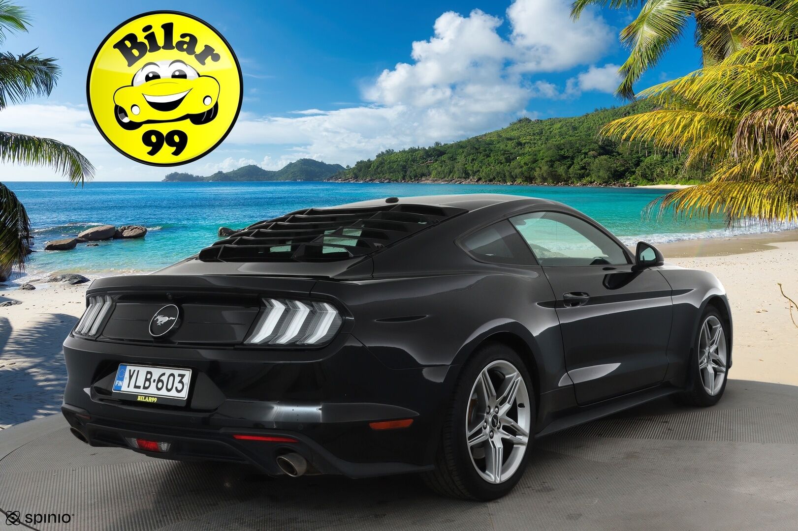 Ford Mustang 2019 2,3 EcoBoost 290hv A10 Fastback **Adapt.Vakkari / Xenon / P.kamera / Navi / Kaistavahti / Ilmastoidut Nahat** - 3,99 % KORKOTARJOUS TÄHÄN AUTOON - Suomi-auto / Kahdet Renkaat