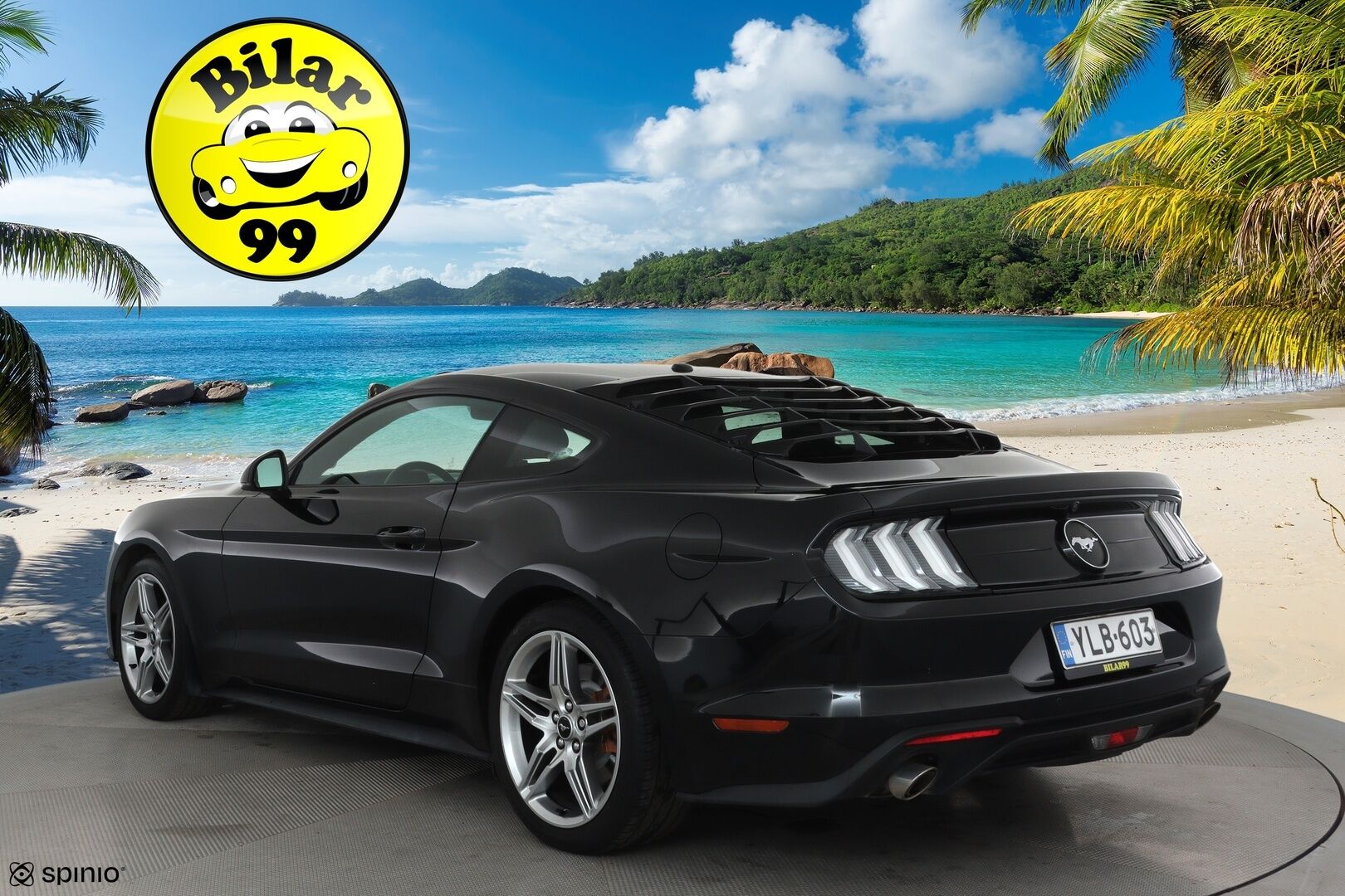 Ford Mustang 2019 2,3 EcoBoost 290hv A10 Fastback **Adapt.Vakkari / Xenon / P.kamera / Navi / Kaistavahti / Ilmastoidut Nahat** - 3,99 % KORKOTARJOUS TÄHÄN AUTOON - Suomi-auto / Kahdet Renkaat