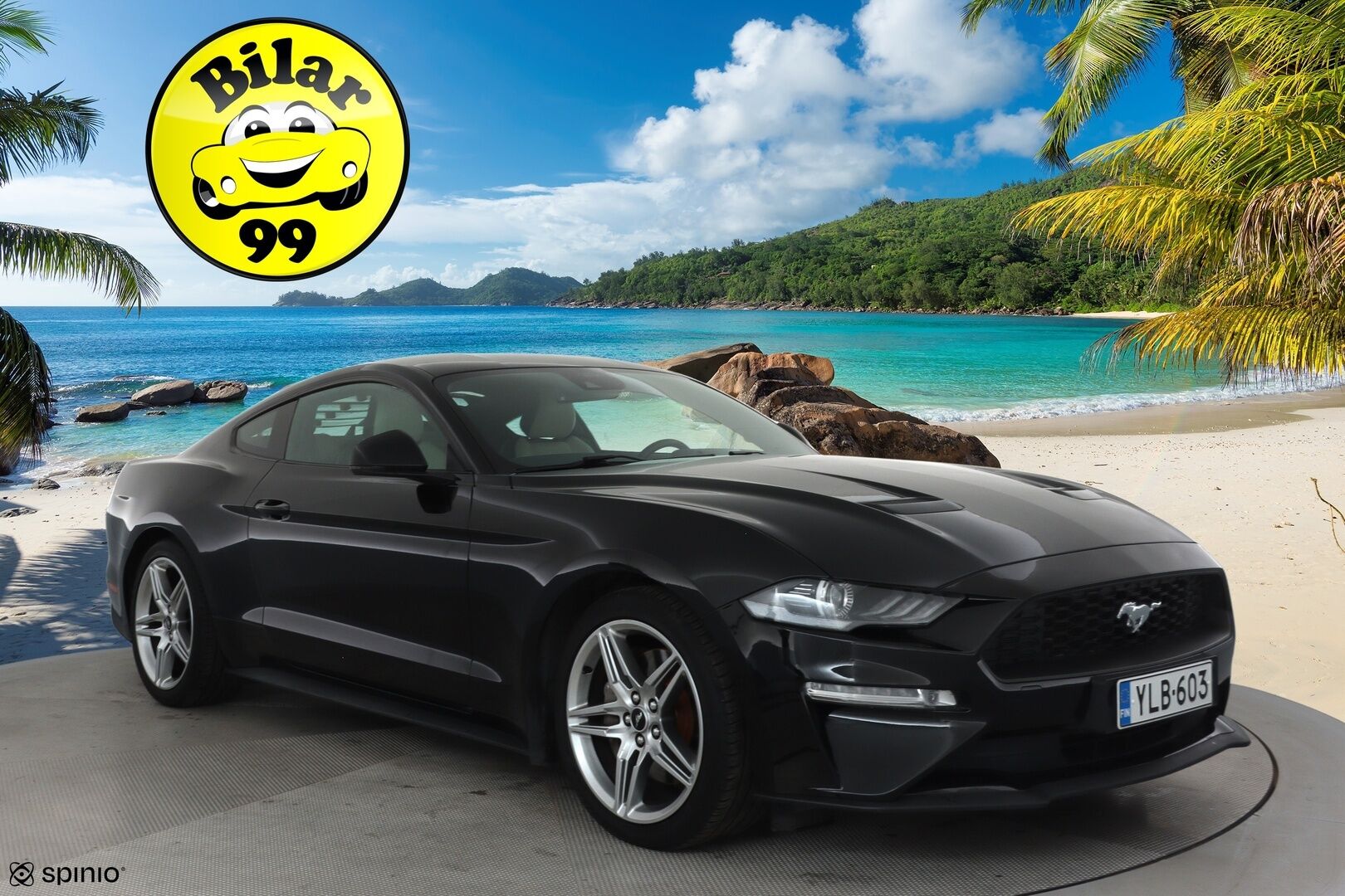 Ford Mustang 2019 2,3 EcoBoost 290hv A10 Fastback **Adapt.Vakkari / Xenon / P.kamera / Navi / Kaistavahti / Ilmastoidut Nahat** - 3,99 % KORKOTARJOUS TÄHÄN AUTOON - Suomi-auto / Kahdet Renkaat