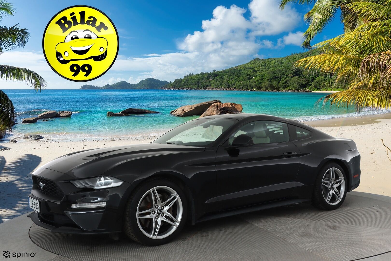 Ford Mustang 2019 2,3 EcoBoost 290hv A10 Fastback **Adapt.Vakkari / Xenon / P.kamera / Navi / Kaistavahti / Ilmastoidut Nahat** - 3,99 % KORKOTARJOUS TÄHÄN AUTOON - Suomi-auto / Kahdet Renkaat