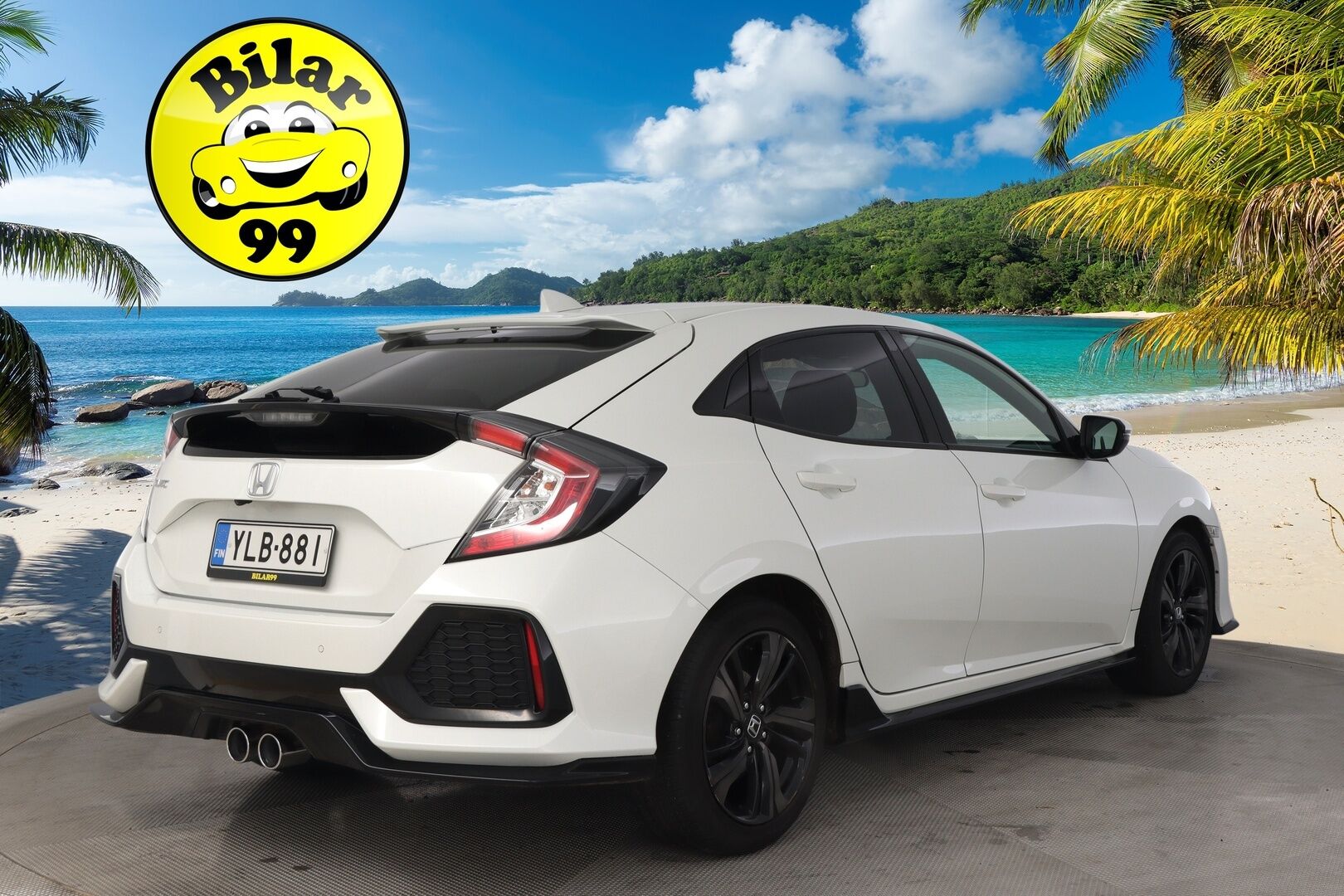 Honda Civic 2020 HB 182 hv Type S *ACC / Navi / P.Kamera / Lohko / Kaistavahti* - *Metalliväri / Suomi-auto / Kahdet renkaat aluvanteilla* 