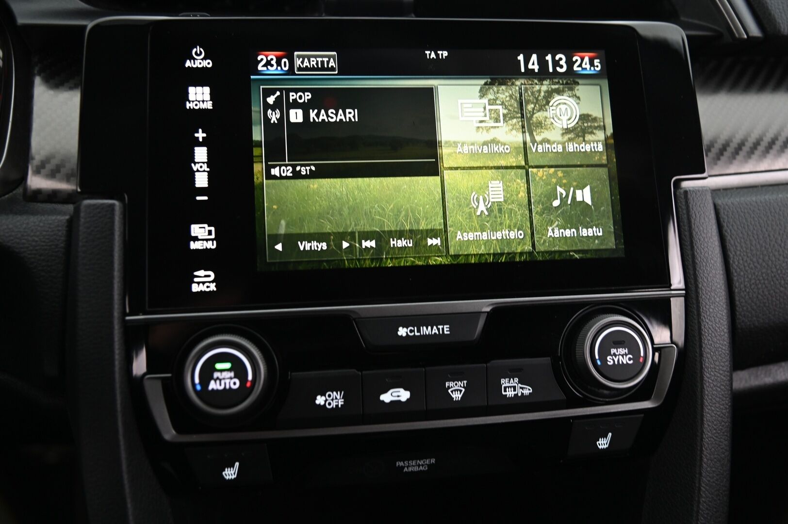 Honda Civic 2020 HB 182 hv Type S *ACC / Navi / P.Kamera / Lohko / Kaistavahti* - *Metalliväri / Suomi-auto / Kahdet renkaat aluvanteilla* 