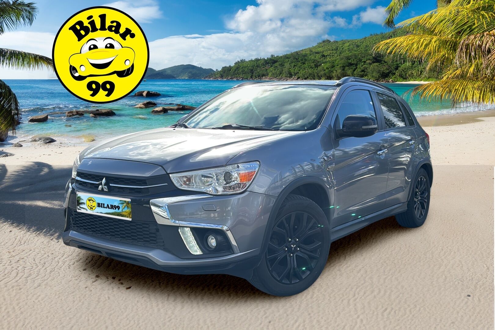 Mitsubishi ASX 2019 1,6 MIVEC Black 5MT - | Suomi-auto | Vetokoukku | Panorama | Nahka-alcantara | Keyless Go | Rockford | P.kamera | Lohkolämmmitin | Xenon | 