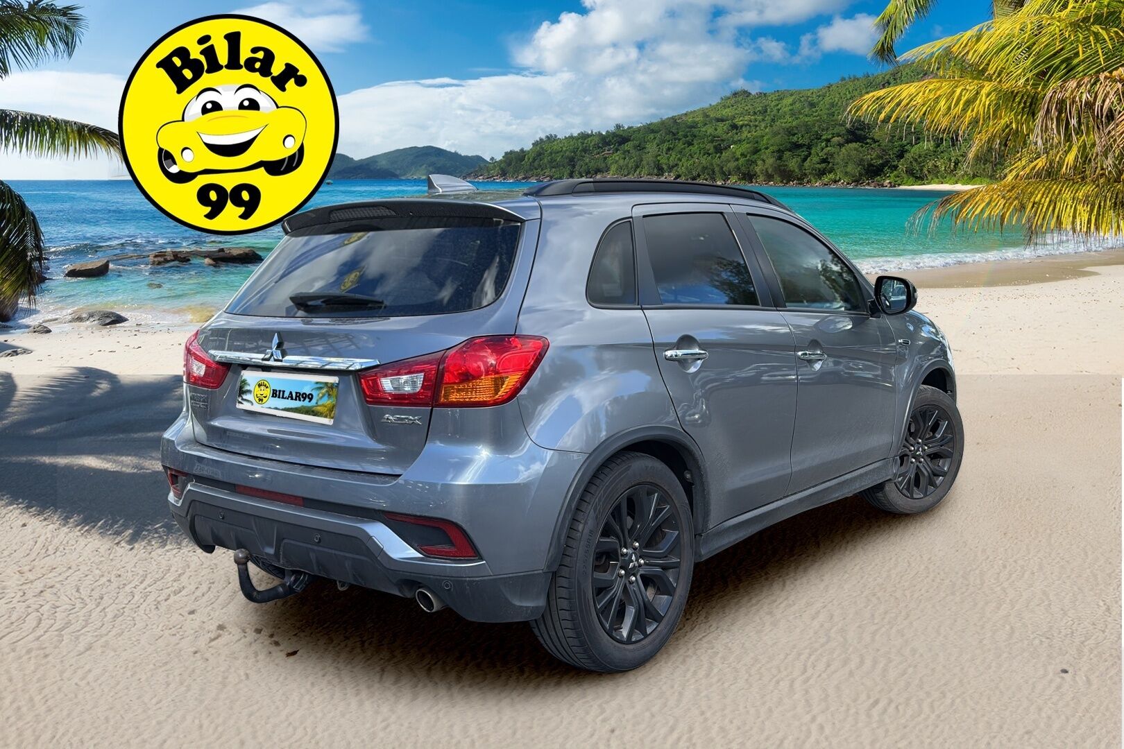 Mitsubishi ASX 2019 1,6 MIVEC Black 5MT - | Suomi-auto | Vetokoukku | Panorama | Nahka-alcantara | Keyless Go | Rockford | P.kamera | Lohkolämmmitin | Xenon | 
