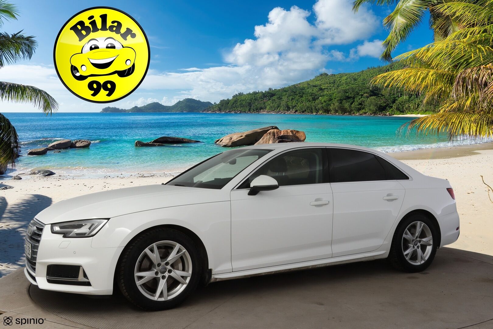 Audi A4 2019 Sedan Business Sport Comfort Edition 40 TDI 140 kW quattro S tronic  * Webasto / Ruskea nahkasisusta / P. Tutkat / Vakionopeudensäädin / LED * - Jakohihna vaihdettu 2/25 / Kahdet renkaat alumiinivanteilla / Suomi-auto 