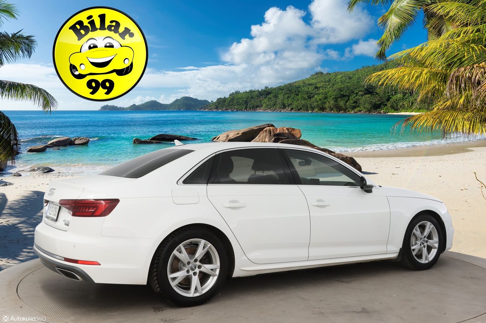 Audi A4 2019 Sedan Business Sport Comfort Edition 40 TDI 140 kW quattro S tronic  * Webasto / Ruskea nahkasisusta / P. Tutkat / Vakionopeudensäädin / LED * - Jakohihna vaihdettu 2/25 / Kahdet renkaat alumiinivanteilla / Suomi-auto 